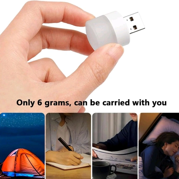 USB LED LAMP Night Light, Plug in Small Led Nightlight Mini Portable for PC and Laptop (5 Pcs / Mix Color)

