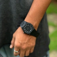 Minimal Matte Arabic Dial Watch|Luxury-Inspired Design - Noir Dial