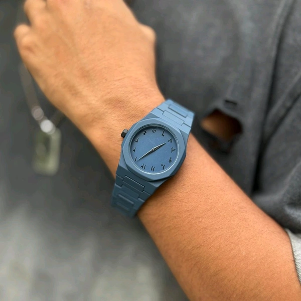 Minimal Matte Arabic Dial Watch|Luxury-Inspired Design - Storm Fade