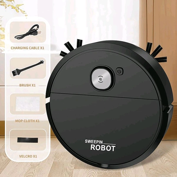 USB Mopping Robot Dry Wet Mop Sweeping Smart Vacuum Cleaning Robot, Mini Cleaning Robot Automatic Vacuum Cleaner