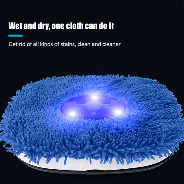 USB Rechargeable Automatic Smart Floor Cleaning Robot – Dry & Wet Mopping Machine with Microfiber Pads for Home