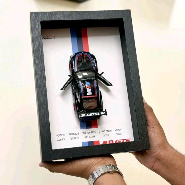 Premium Framed Car Model – 3D Wall Decor for Auto Enthusiasts, Unique Models - SRB3, Prepaid Orders Only Accepted