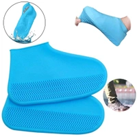 Non-Slip Silicone Rain Reusable Anti skid Waterproof Fordable Boot Shoe Cover (Mix Color)
