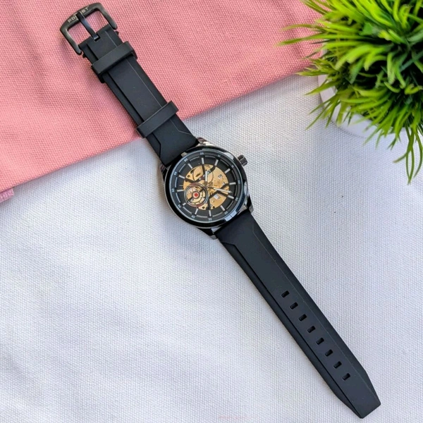 Forest Budget Analog Quartz Watch – Premium Style at a Budget Price - Black