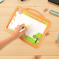 2-in-1 Double-Sided Write and Wipe Educational Drawing Board for Kids – Portable Whiteboard & Blackboard with Marker