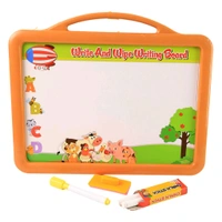 2-in-1 Double-Sided Write and Wipe Educational Drawing Board for Kids – Portable Whiteboard & Blackboard with Marker