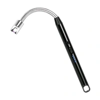 Lighter Long Flexible Electric Arc USB Rechargeable Windproof Flameless Electronic Smoking Plasma Lighters for Multipurpose Like Candles Grill BBQ Smoking Fireplace Survival Stove