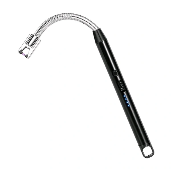 Lighter Long Flexible Electric Arc USB Rechargeable Windproof Flameless Electronic Smoking Plasma Lighters for Multipurpose Like Candles Grill BBQ Smoking Fireplace Survival Stove