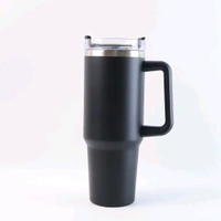 Premium 1200 ML Stainless Steel Vacuum Insulated Travel Mug with Straw and Handle – Double Wall Thermos Tumbler for Hot and Cold Beverages, Office, Gym, and Outdoor Use
