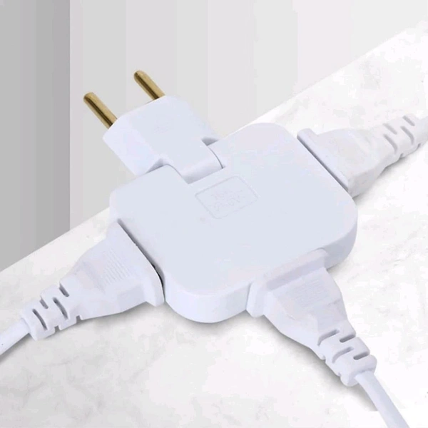3 in 1 Adapter | Universal Adapter | Mini Slim Wireless Outlet Adapter | Multi Foldable Adapter Plug | Foldable Plug Socket and 180 Degree Extension Plug Rotating and Foldable Wall Plug