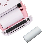 Small Thermal Printer Paper, Printing Paper Roll Aging Resistant Fast Color Rendering Portable Clear Printing for Travel - Pack Of 4
