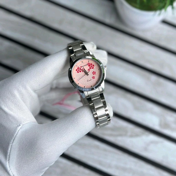 Trackon Budget Analog Quartz Watch – Premium Style at a Budget Price - Pink