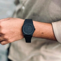 Arabic Aura Minimal Matte Arabic Dial Watch | Luxury-Inspired Design - Black
