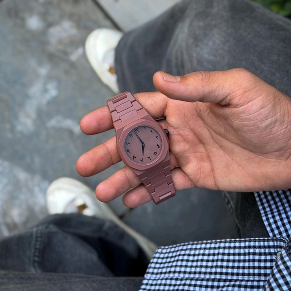 Arabic Aura Minimal Matte Arabic Dial Watch | Luxury-Inspired Design - Chocolate Brown