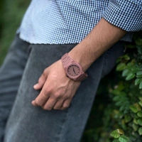 Arabic Aura Minimal Matte Arabic Dial Watch | Luxury-Inspired Design - Chocolate Brown