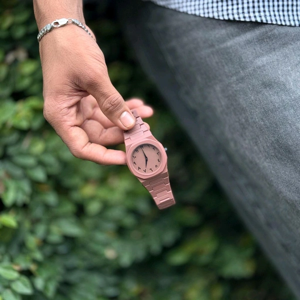Arabic Aura Minimal Matte Arabic Dial Watch | Luxury-Inspired Design - Chocolate Brown