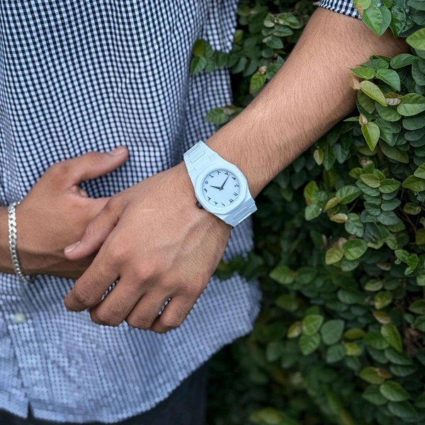 Arabic Aura Minimal Matte Arabic Dial Watch | Luxury-Inspired Design - Cool Grey