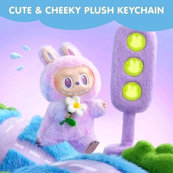 Hot Trend Labubu Doll Birthday Gift Cartoon Character Toy Action Figure Labubu, Plush Keychain Surprise (Multicolor)