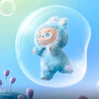 Hot Trend Labubu Doll Birthday Gift Cartoon Character Toy Action Figure Labubu, Plush Keychain Surprise (Multicolor)
