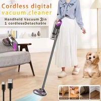 Cordless Vacuum Cleaner, 120W Lightweight Stick Vacuum with USB Rechargeable Battery, 3 Cleaning Modes, One-Button Dust Dumping & 280ml Dust Cup for Home, Sofa, Pet Hair, and Car