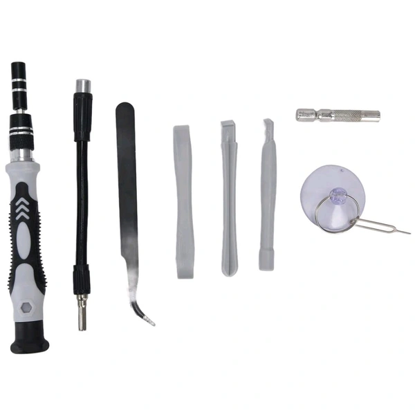 117 Pcs Set Screwdriver Electronic Repair Tool Kit, Magnetic Bit Micro Screwdriver Set Phone Repair Tool Kit Electronics Precision for Computer, Laptop, Mobile, PC, Tablet, Game Console