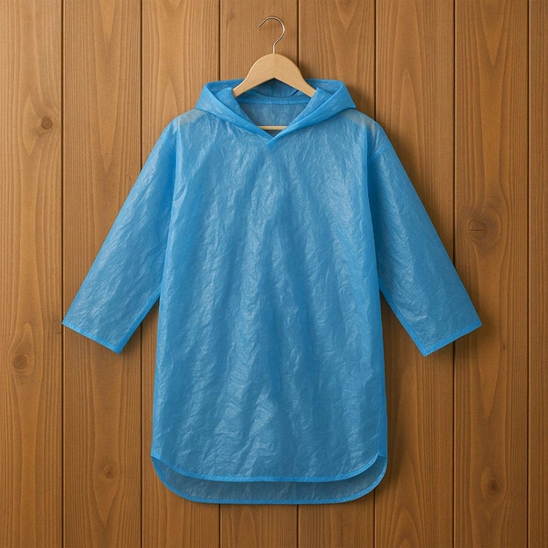 5 Pieces Ultra Lightweight Disposable Raincoat with Hood for Adults One-Time Use Emergency Waterproof Poncho for Travel