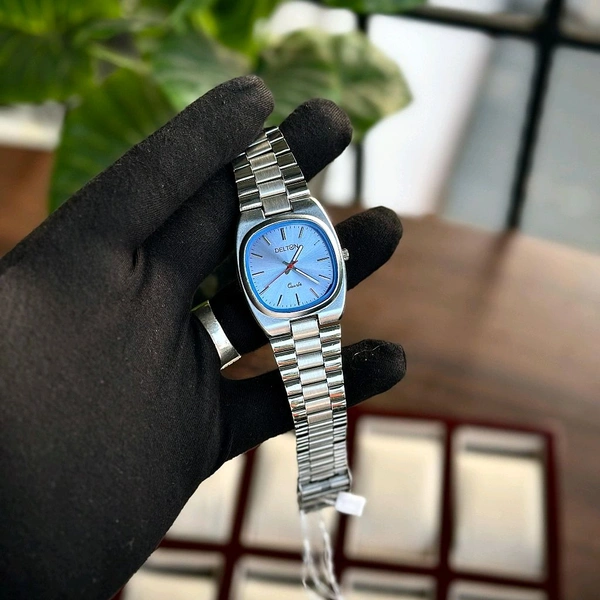 Delton Budget Analog Quartz Watch – Premium Style at a Budget Price - Sky Blue