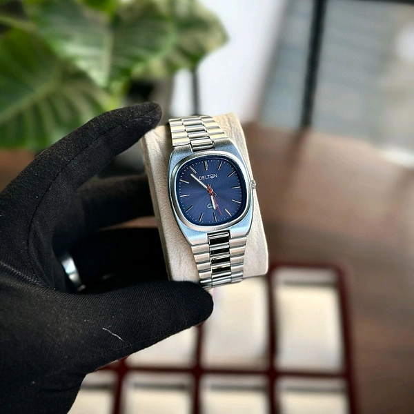 Delton Budget Analog Quartz Watch – Premium Style at a Budget Price - Navy Blue