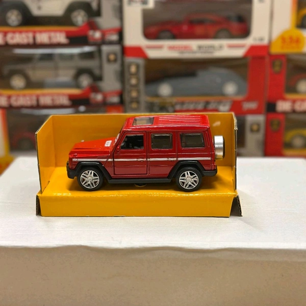 Die-Cast Toy Cars – Realistic Pull-Back Models with Openable Doors | Display-Ready Collectibles for All Ages - Red