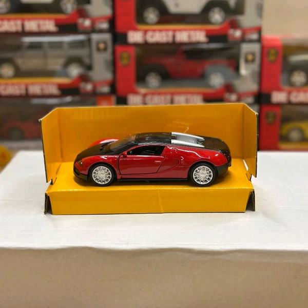 Die-Cast Toy Cars – Realistic Pull-Back Models with Openable Doors | Display-Ready Collectibles for All Ages - Red