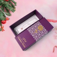 Golden Rose & Necklace Set, Perfect Gift Set 