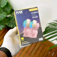 MZ M6 Portable Bluetooth Speaker Dynamic Thunder Signature Sound 1200mAh Battery 6.8 W Bluetooth Speaker  - Pink