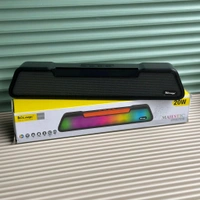 Hitage Majestic 20W Wireless Bluetooth Speaker with RGB Lights | TWS, USB, TF Card, BT 5.3 | 1800mAh Battery | 6H Playtime

