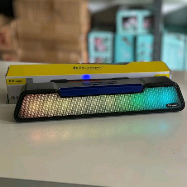 Hitage Majestic 20W Wireless Bluetooth Speaker with RGB Lights | TWS, USB, TF Card, BT 5.3 | 1800mAh Battery | 6H Playtime
