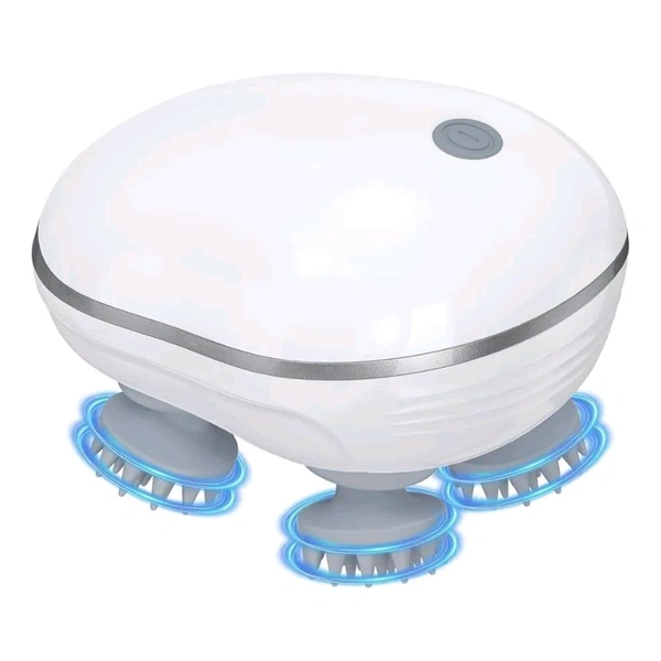 Rechargeable Electric Scalp Massager – 3 Speed Modes, Deep Kneading for Hair Growth, Dandruff Removal, Stress Relief & Scalp Relaxation | Waterproof & Portable