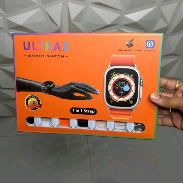 Most Awaited Budget Combo | 7 in 1 Strap Series 8 Ultra 49MM Smartwatch | Perfect For Gifting 