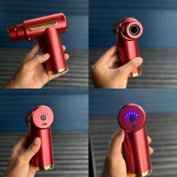 Massage Gun | Strike Handheld Percussion Massage Gun with Interchangeable Massage Heads