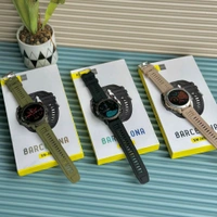 HITAGE SW-2852 Smartwatch | Always-On Display | Bluetooth Calling | Premium Metal Body | Fitness Tracker | Social Notifications - Green, 1 Month Cybzone Warranty