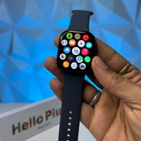 Hello Plum H16 Smartwatch – 1GB Storage, Smooth 60Hz Display, Always On Display, TWS Connectivity - Black, 1 Month Cybzone Warranty