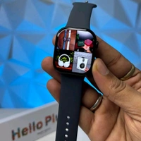 Hello Plum H16 Smartwatch – 1GB Storage, Smooth 60Hz Display, Always On Display, TWS Connectivity - Black, 1 Month Cybzone Warranty