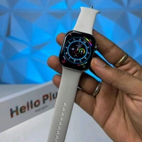 Hello Plum H16 Smartwatch – 1GB Storage, Smooth 60Hz Display, Always On Display, TWS Connectivity - Gray, 1 Month Cybzone Warranty