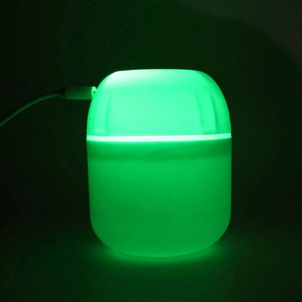 Portable Lighting Mini Humidifier, USB Personal Desktop Air Humidifier for Baby Bedroom Travel Office Home with Light, Cool Mist Humidifier, Essential Oil Diffusers, Cool Mist Humidifiers
