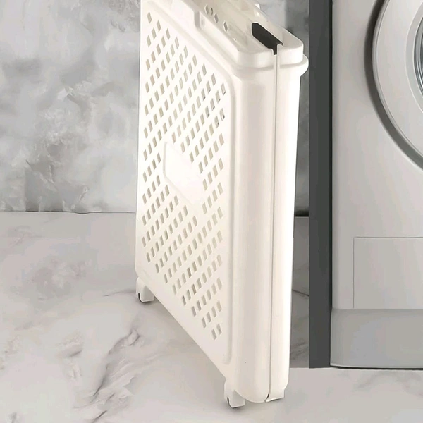 Multipurpose Foldable Laundry Basket with Wheels
