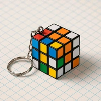 Mini Cube, Puzzle Game for Boy And Girl, Magic Cube for Birthday Gift, keychain