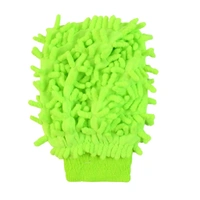 Microfiber Car Wash Glove Mitt – Soft Chenille Cleaning Glove for Car, Bike, Home & Glass Surface 1Pc