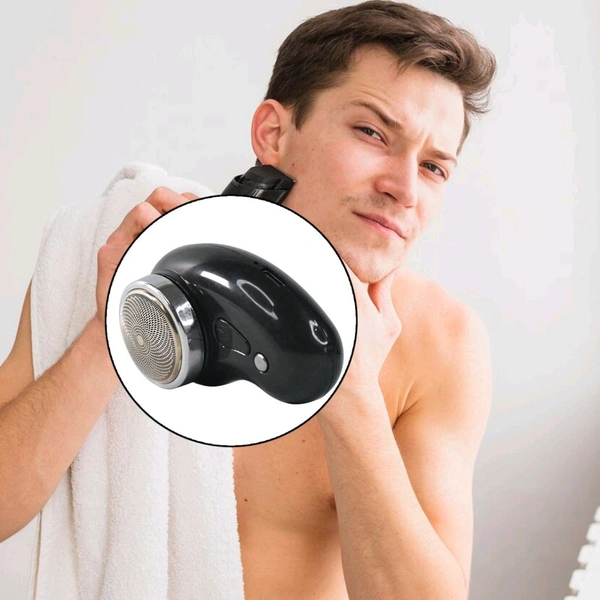 Powerful Trimming, Portable Electric Shaver / Clipper With Cleaning Brush & USB Cable, ABS Material Cutter Head Suitable for Travel (1 Pc)
