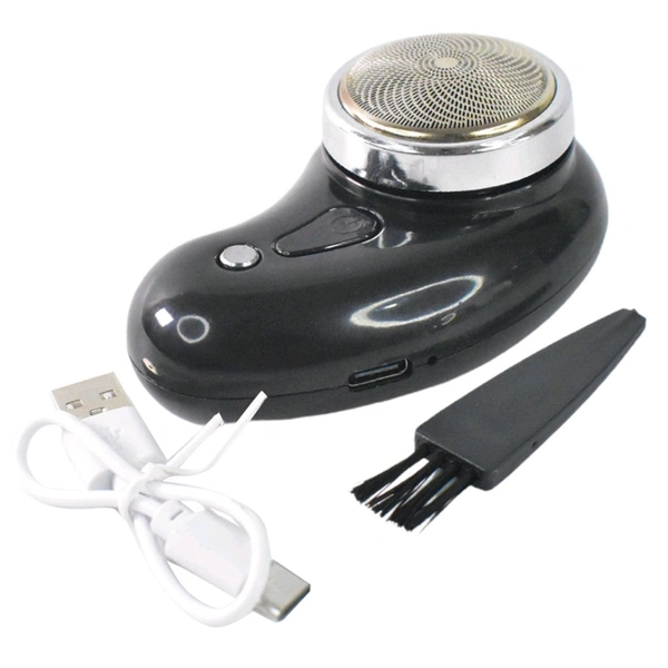 Powerful Trimming, Portable Electric Shaver / Clipper With Cleaning Brush & USB Cable, ABS Material Cutter Head Suitable for Travel (1 Pc)
