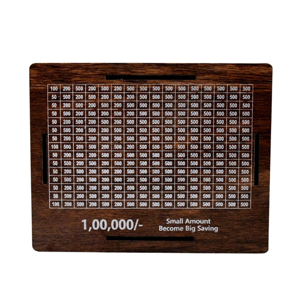 Wooden Money/Piggy Bank, Money Box, Coin Box with Carved Design for Kids/Children, Savings Challenge Box, Cash Vault Wooden Savings Box, Coin Piggy Bank, Money Save Box Smash