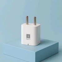 iBall Dual USB Wall Charger 5V/3.1A – High-Speed Dual Port Fast Charging Adapter for Smartphones, Tablets & USB Devices – Compact Travel-Friendly Power Adapter (1 Pc)