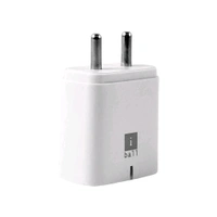 iBall Dual USB Wall Charger 5V/3.1A – High-Speed Dual Port Fast Charging Adapter for Smartphones, Tablets & USB Devices – Compact Travel-Friendly Power Adapter (1 Pc)